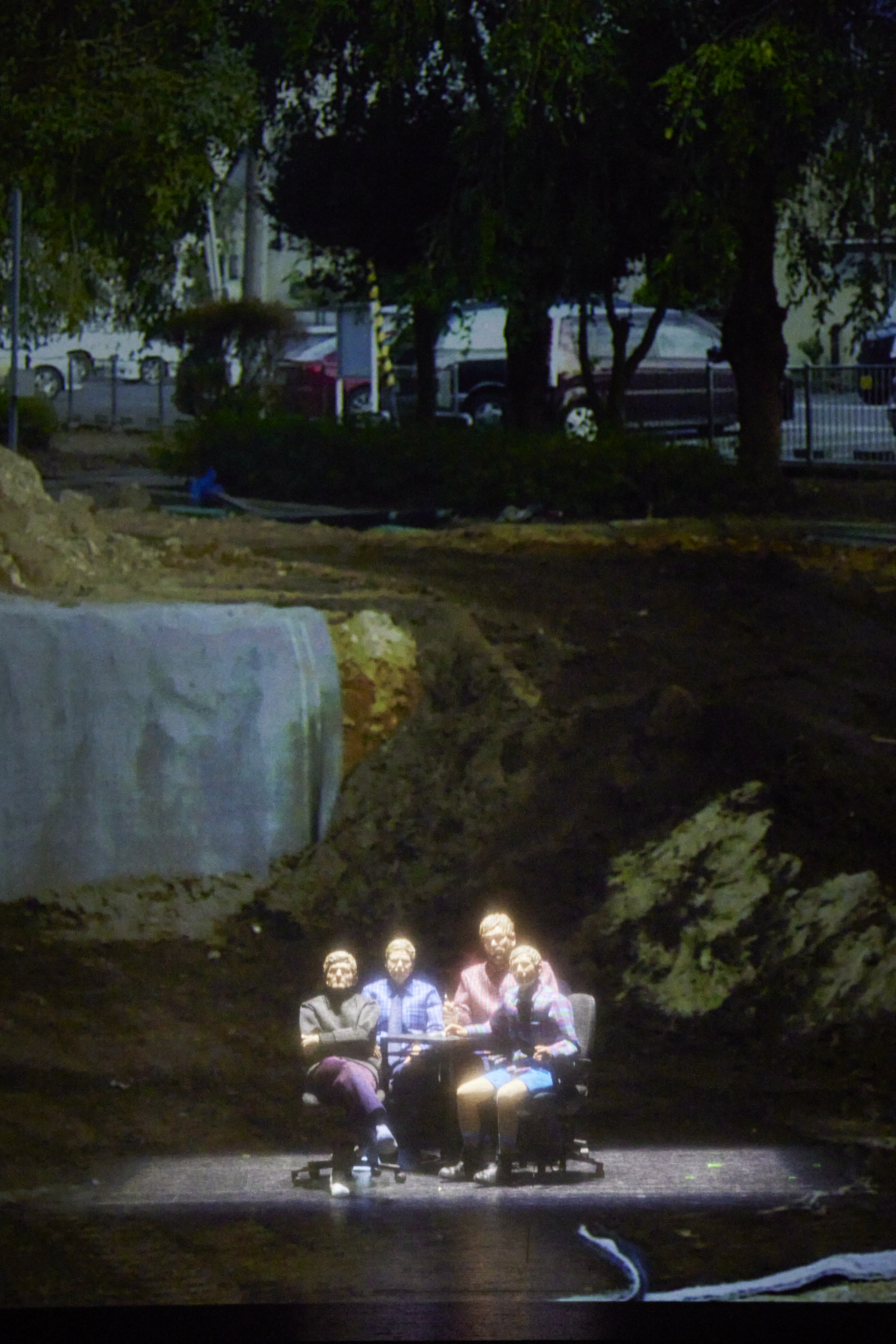 舞台写真 — 福島投影