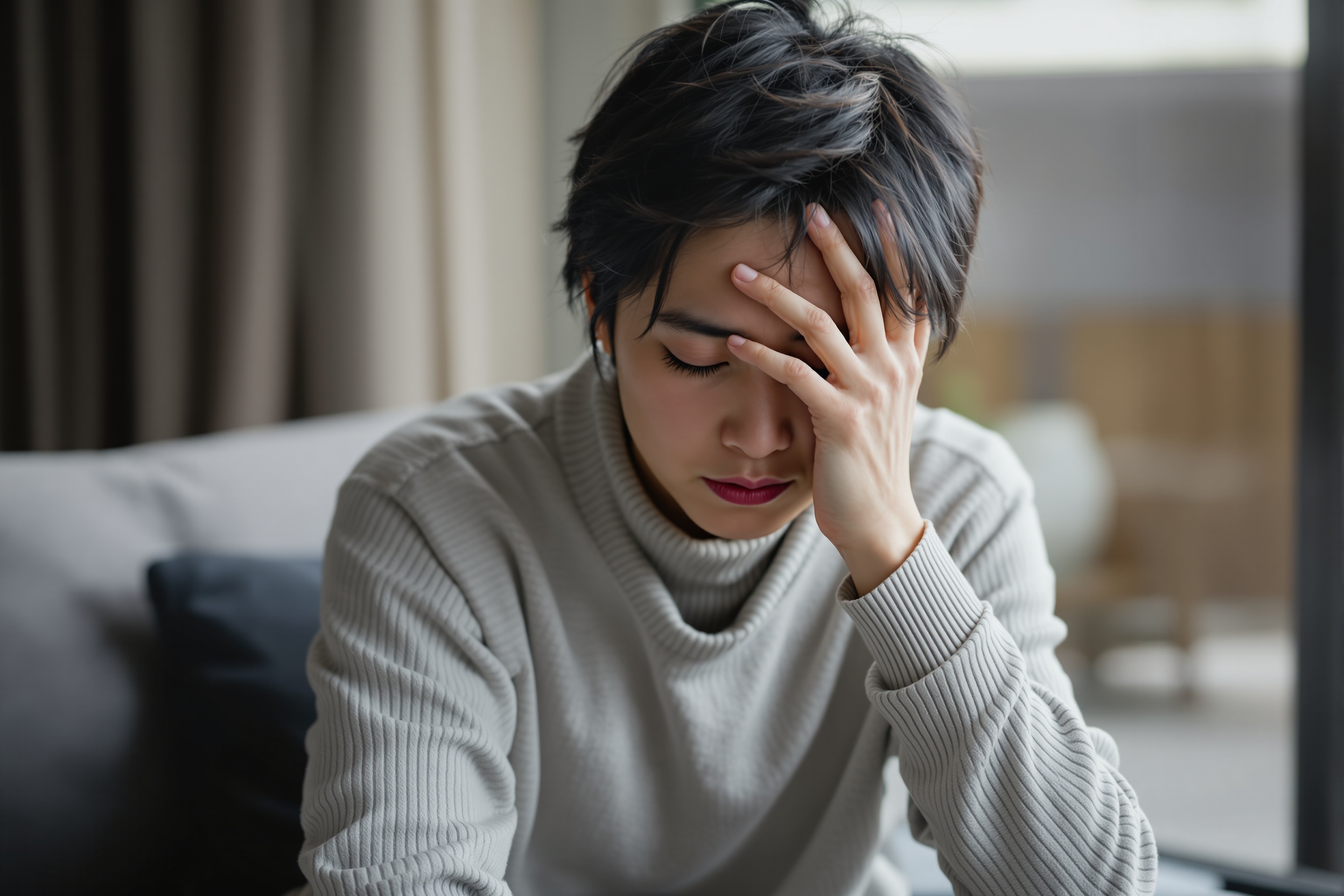 心の問題を話せない